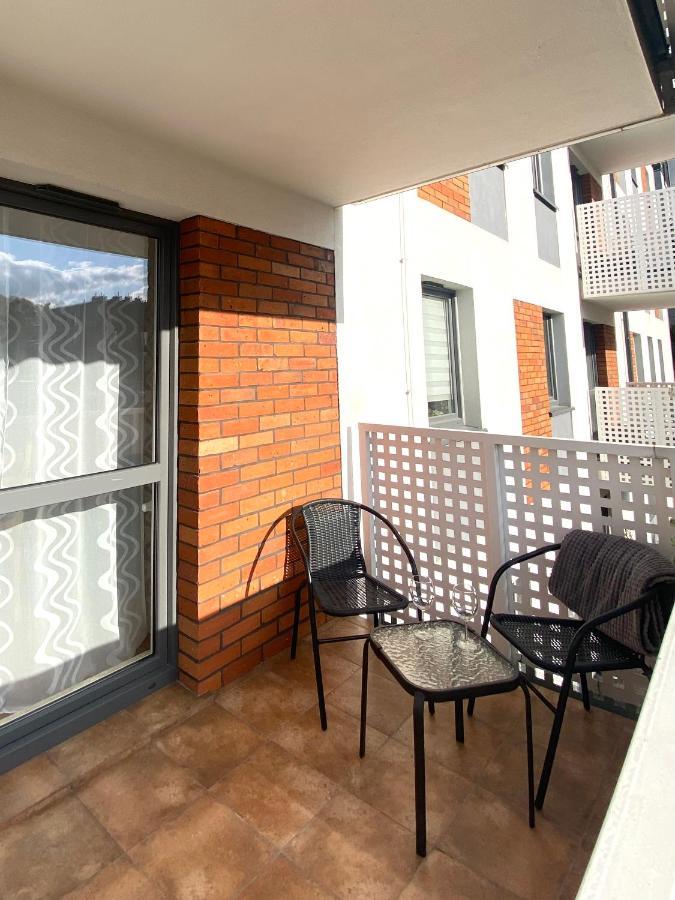 Ferienwohnung Apartament Malczewskiego Blisko Centrum Danzig Exterior foto